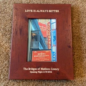 The Bridges of Madison County Broadway Frame